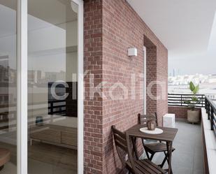 Balcony of Flat for sale in  Madrid Capital  with Air Conditioner, Heating and Terrace