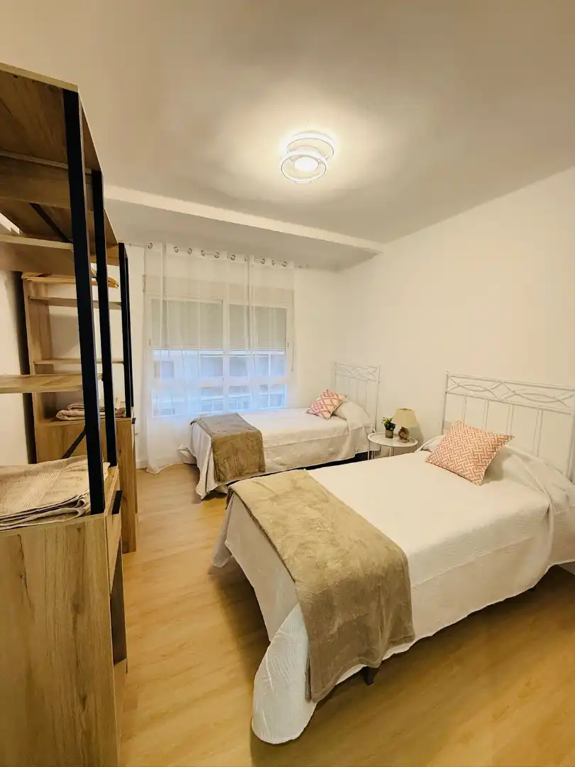 Bedroom of Flat for rent in Castellón de la Plana / Castelló de la Plana  with Furnished, Washing machine and TV
