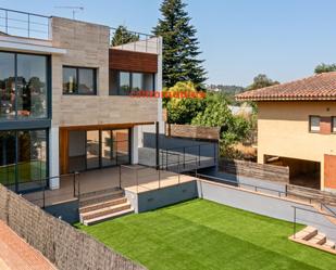 Terrassa de Casa adosada en venda en Sant Cugat del Vallès amb Calefacció, Jardí privat i Terrassa