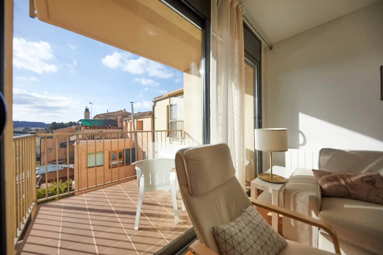 Terraza de Piso en venta en La Pobla de Cérvoles con Calefacción, Parquet y Balcón