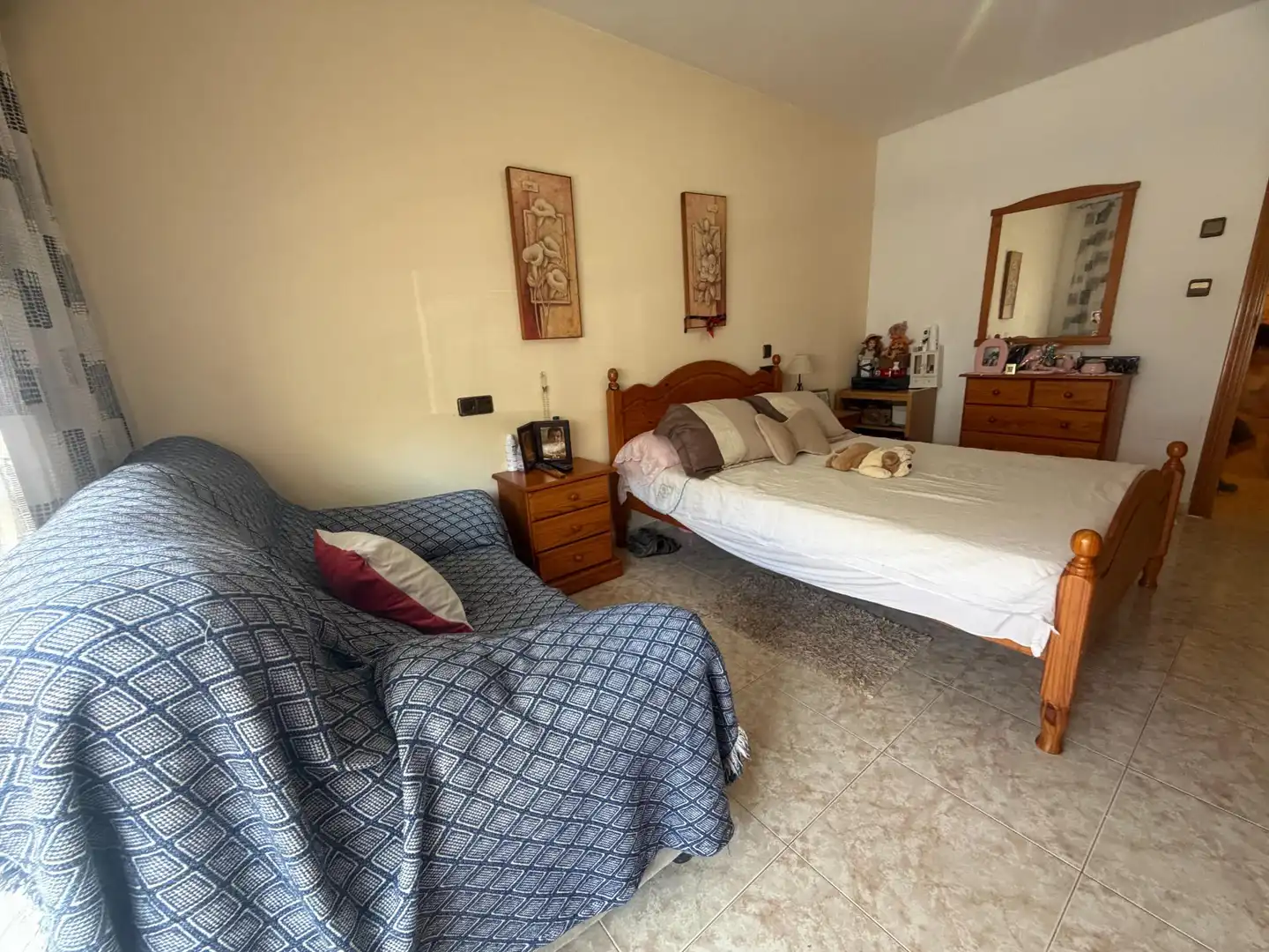 Bedroom of Flat for sale in Águilas  with Air Conditioner, Terrace and Furnished