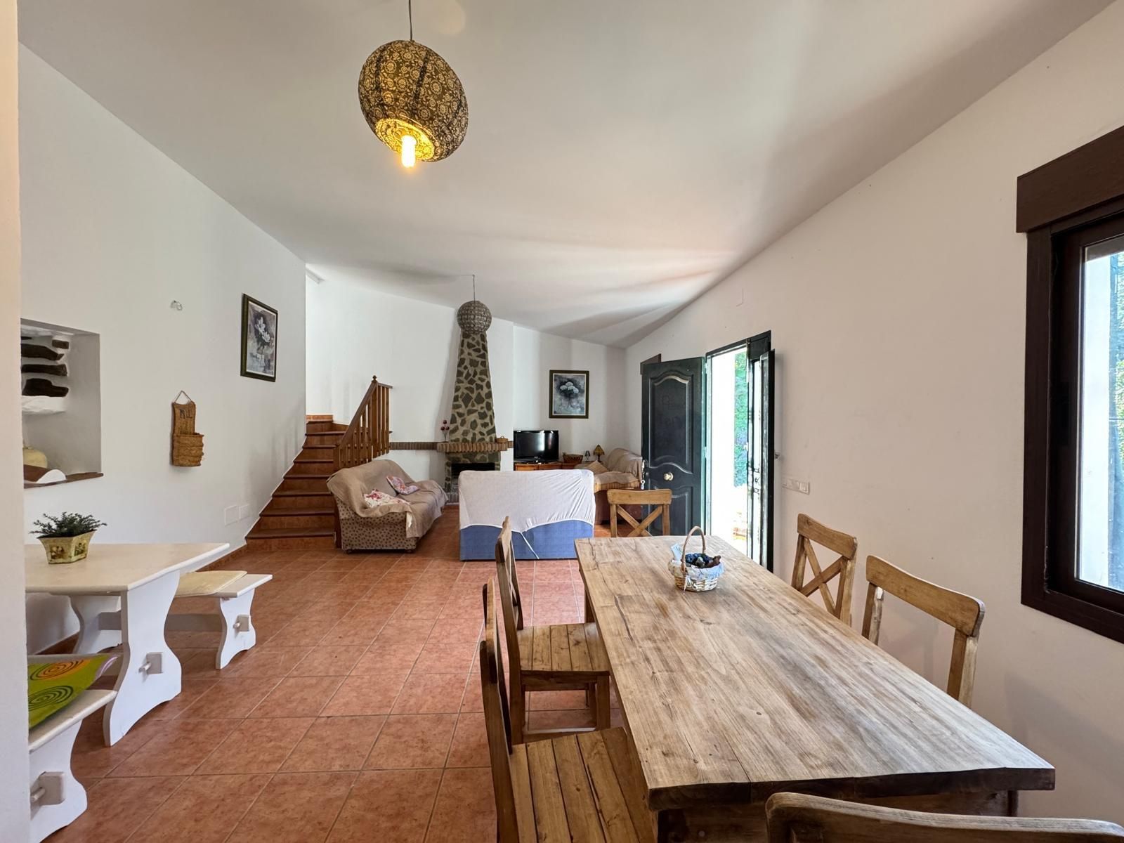 Dining room of Country house for sale in Cómpeta