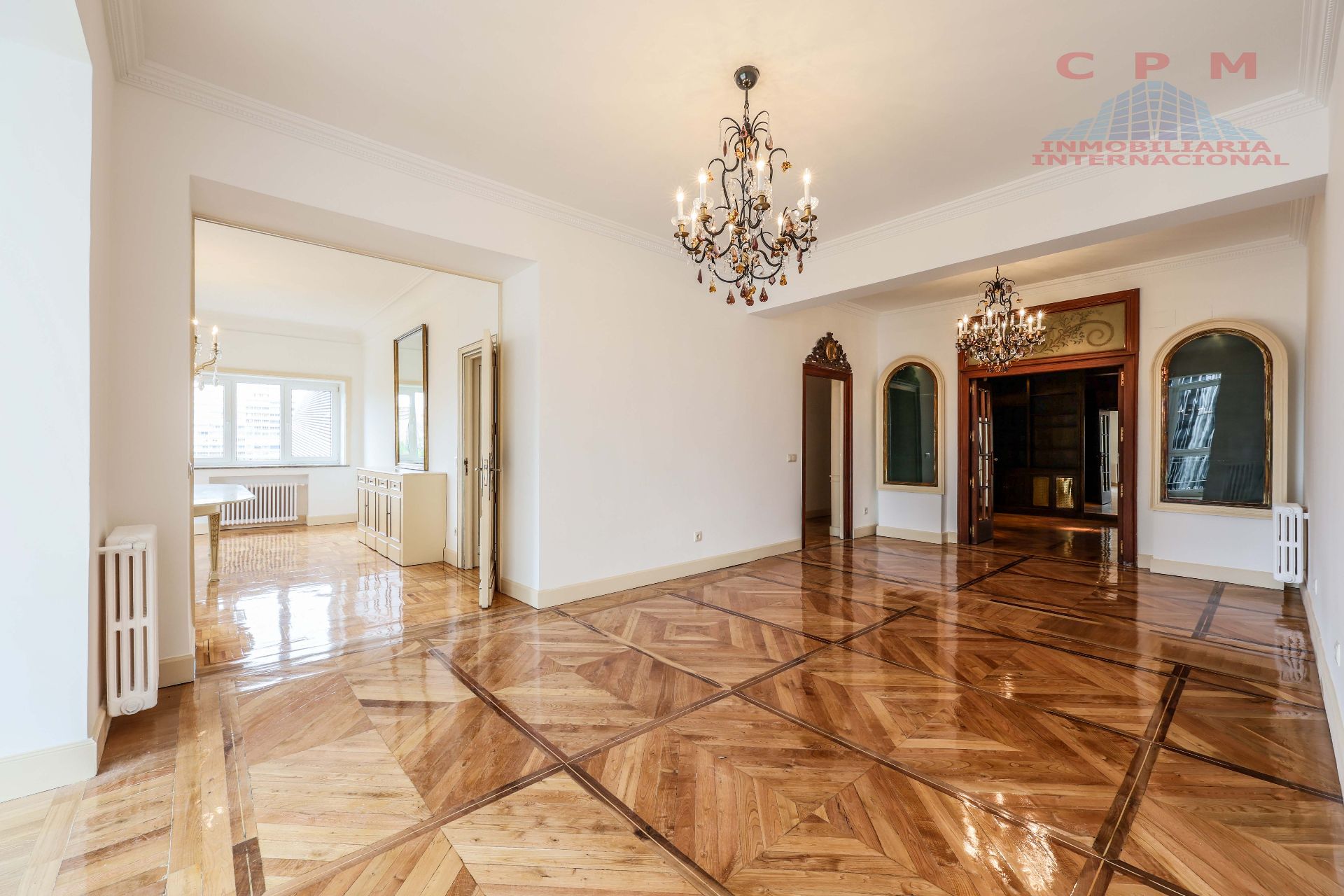 Dining room of Flat to rent in  Madrid Capital  with Terrace, Oven and Washing machine
