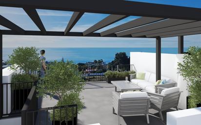 Terrassa de Casa adosada en venda en Nerja amb Aire condicionat, Calefacció i Jardí privat