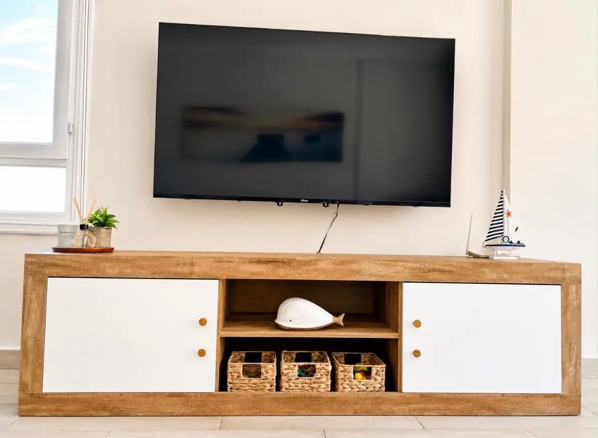 Sala d'estar de Apartament de lloguer en Torrevieja amb Aire condicionat, Calefacció i Moblat