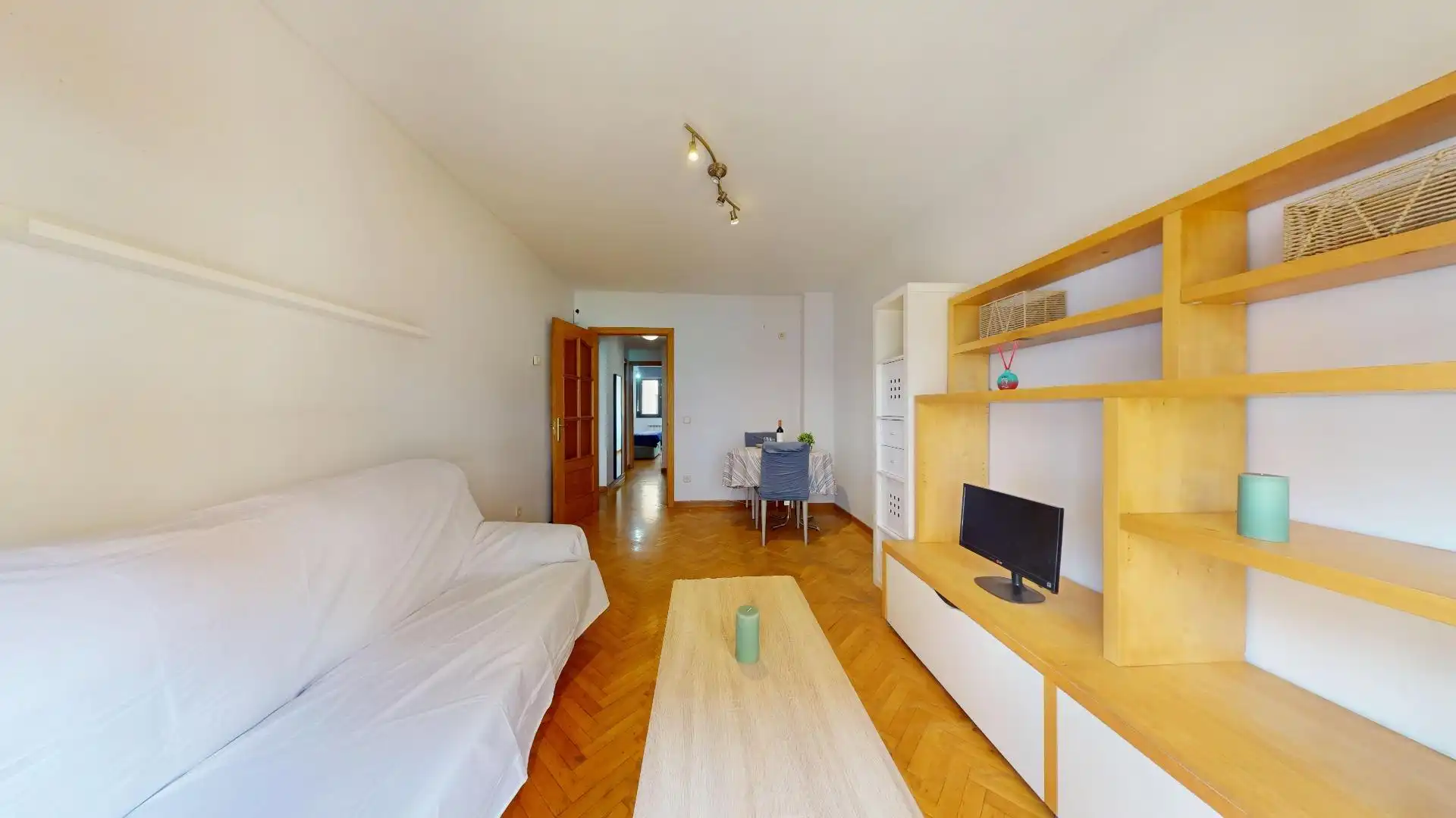 Living room of Flat for sale in Madrid  with Heating and Balcony