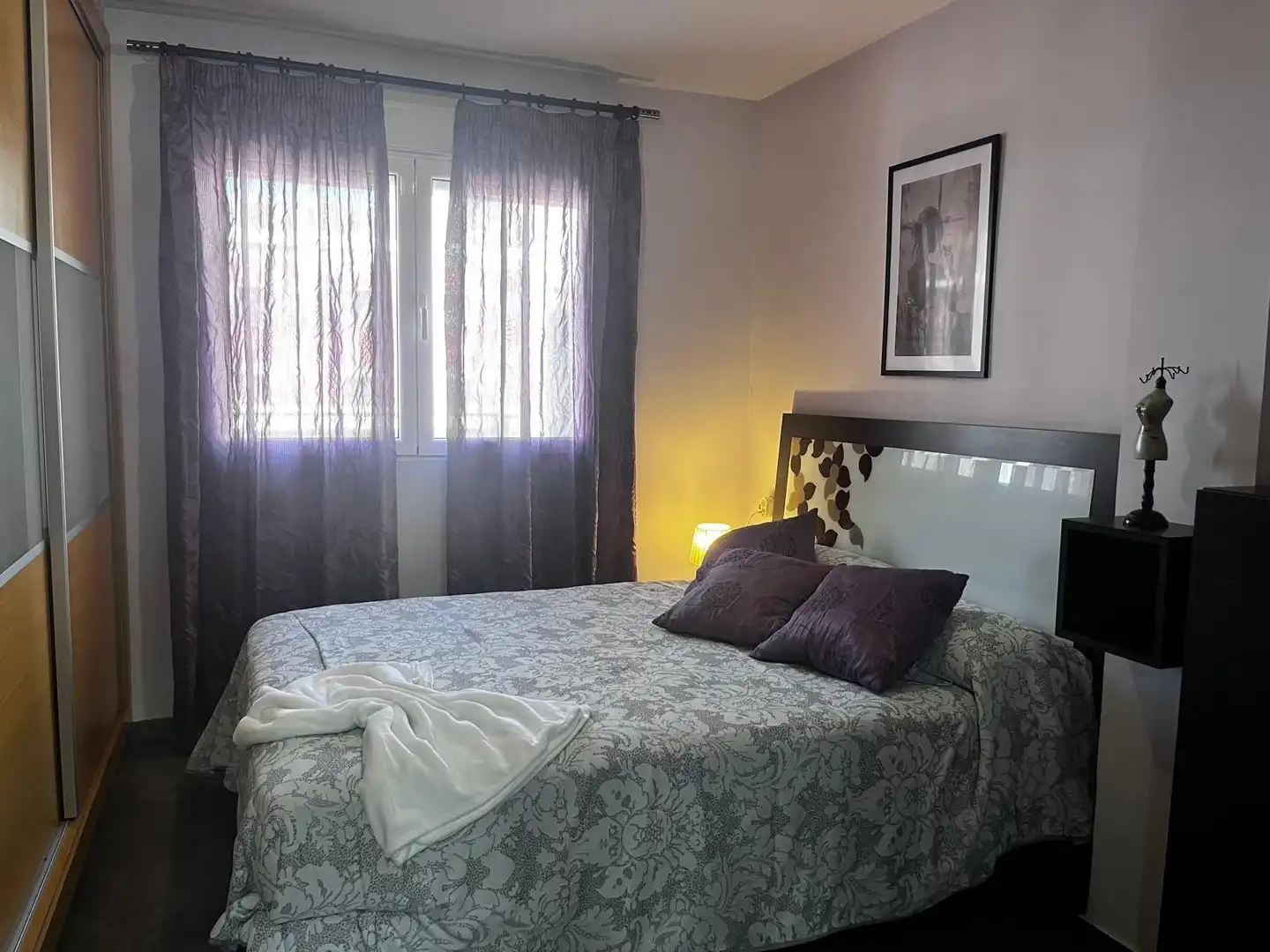 Schlafzimmer von Dachboden zur Miete in Los Alcázares mit Klimaanlage, Heizung und Terrasse
