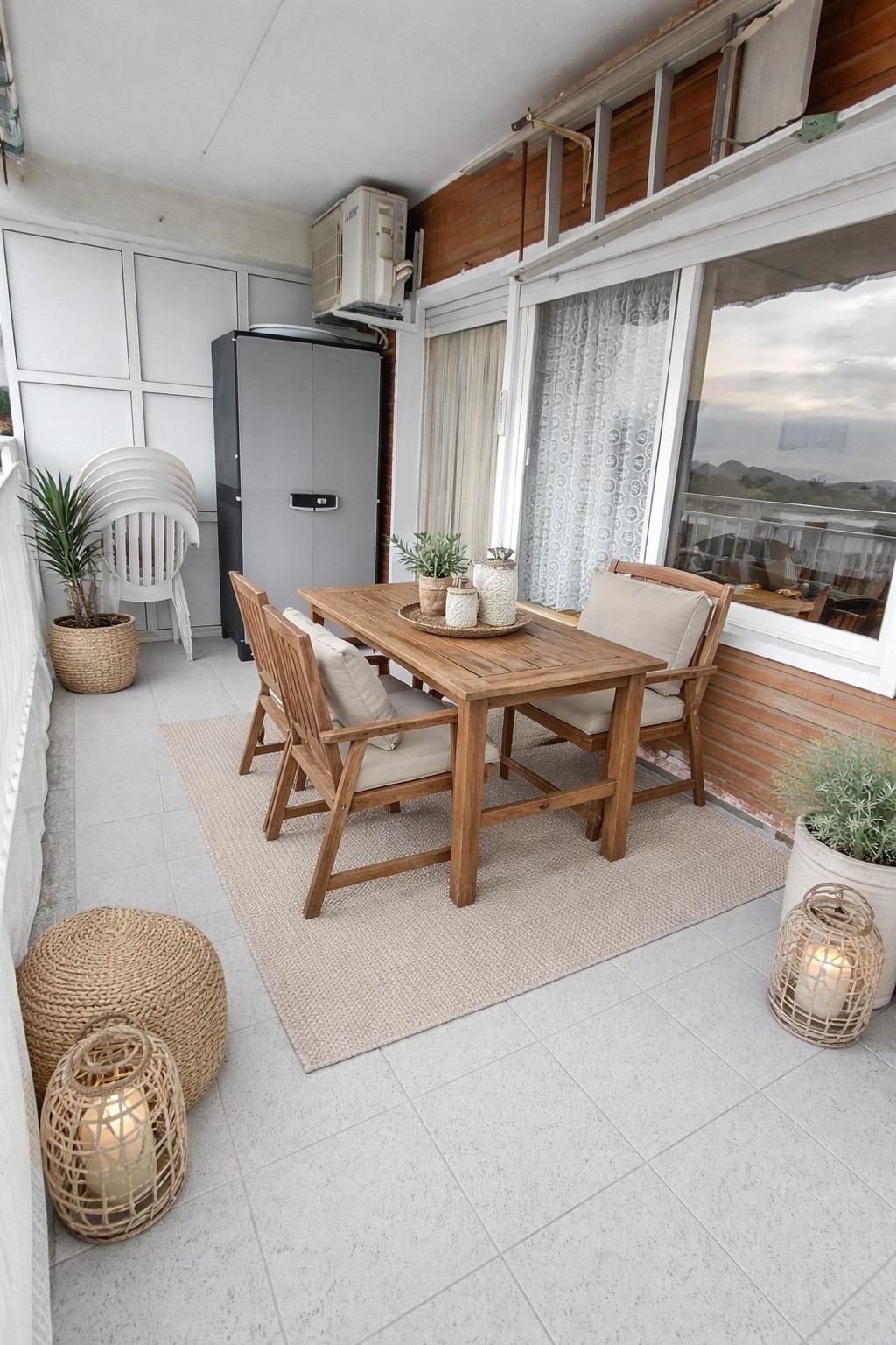 Terrassa de Apartament en venda en Benicasim / Benicàssim amb Aire condicionat, Terrassa i Moblat