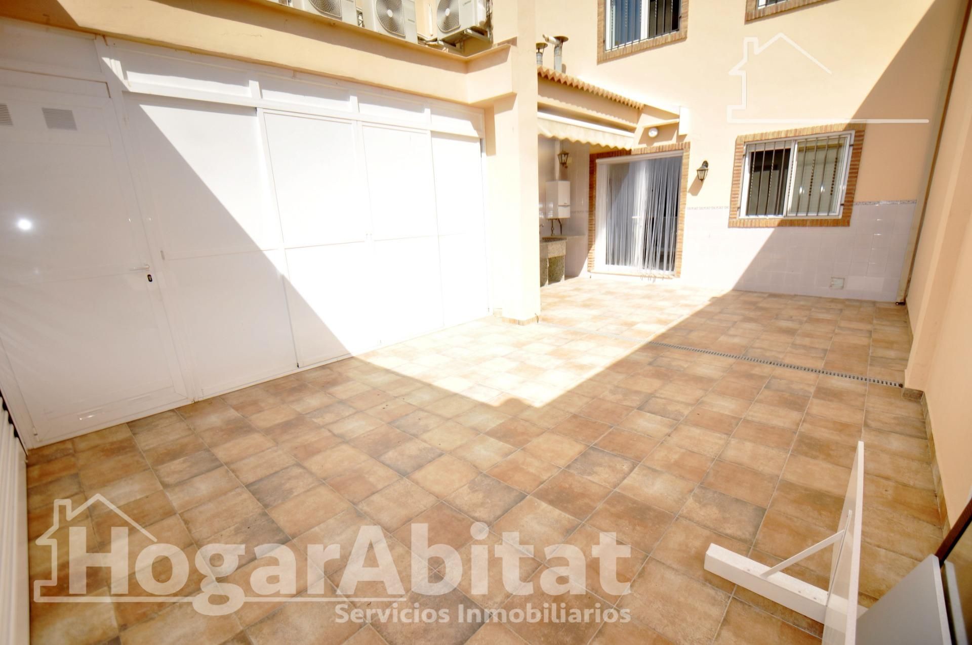 Jardí de Casa adosada en venda en Puçol amb Aire condicionat, Calefacció i Parquet