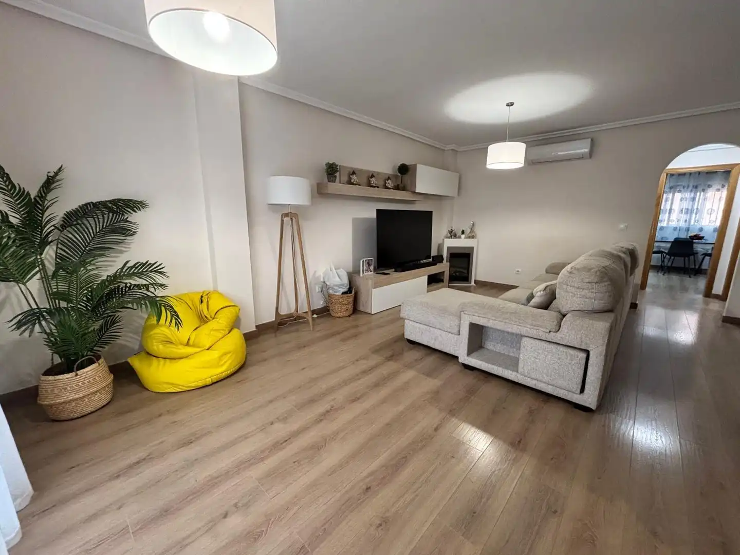 Sala de estar de Casa o chalet en venta en San Javier con Aire acondicionado, Jardín privado y Balcón