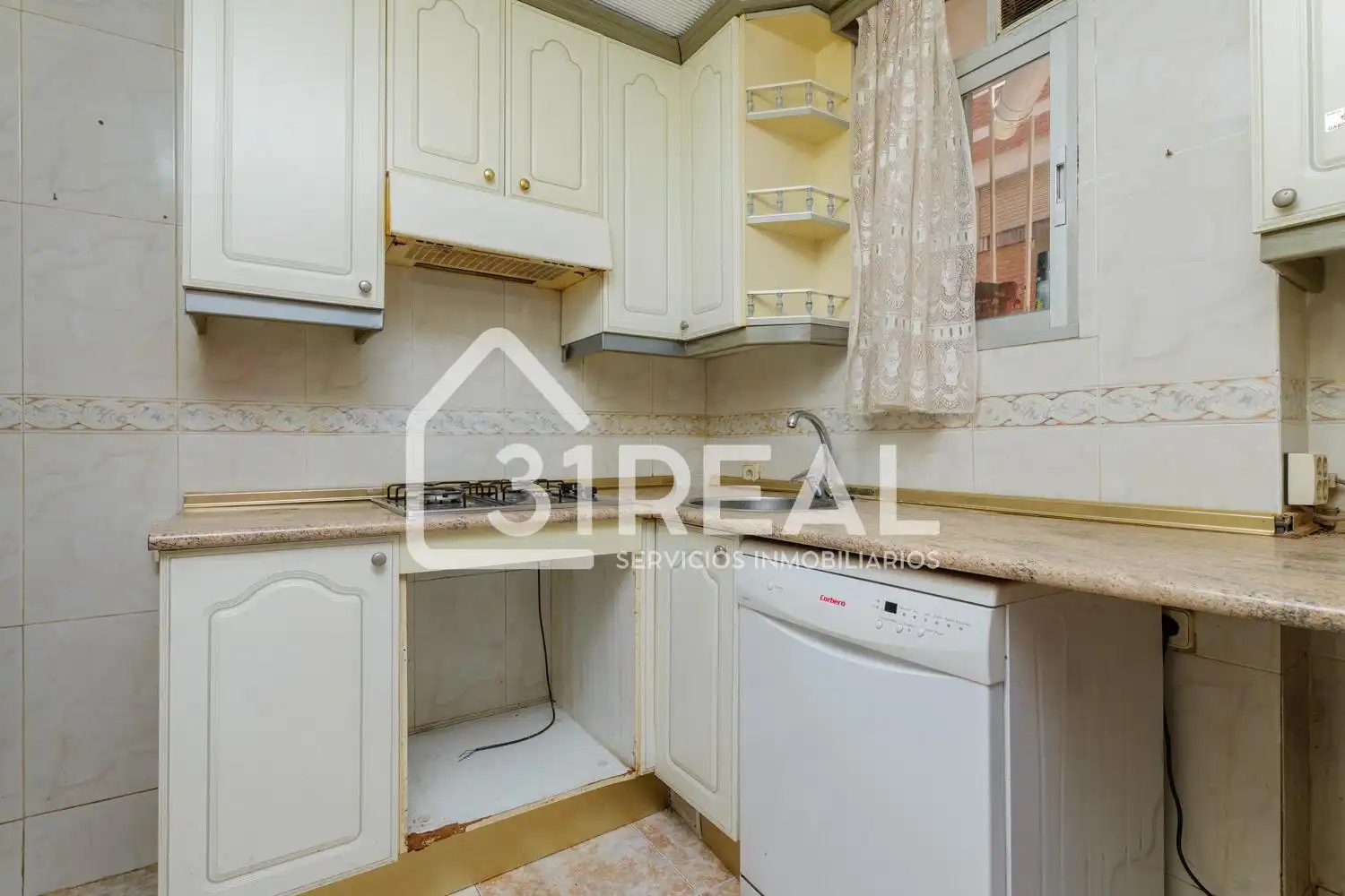 Cocina de Piso en venta en Madrid con Calefacción, Jardín privado y Parquet
