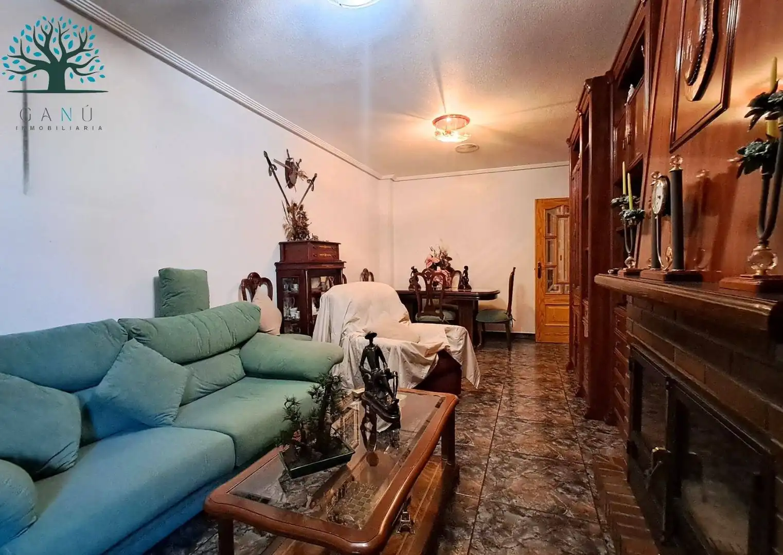 Sala de estar de Dúplex en venta en Mazarrón con Aire acondicionado, Jardín privado y Terraza