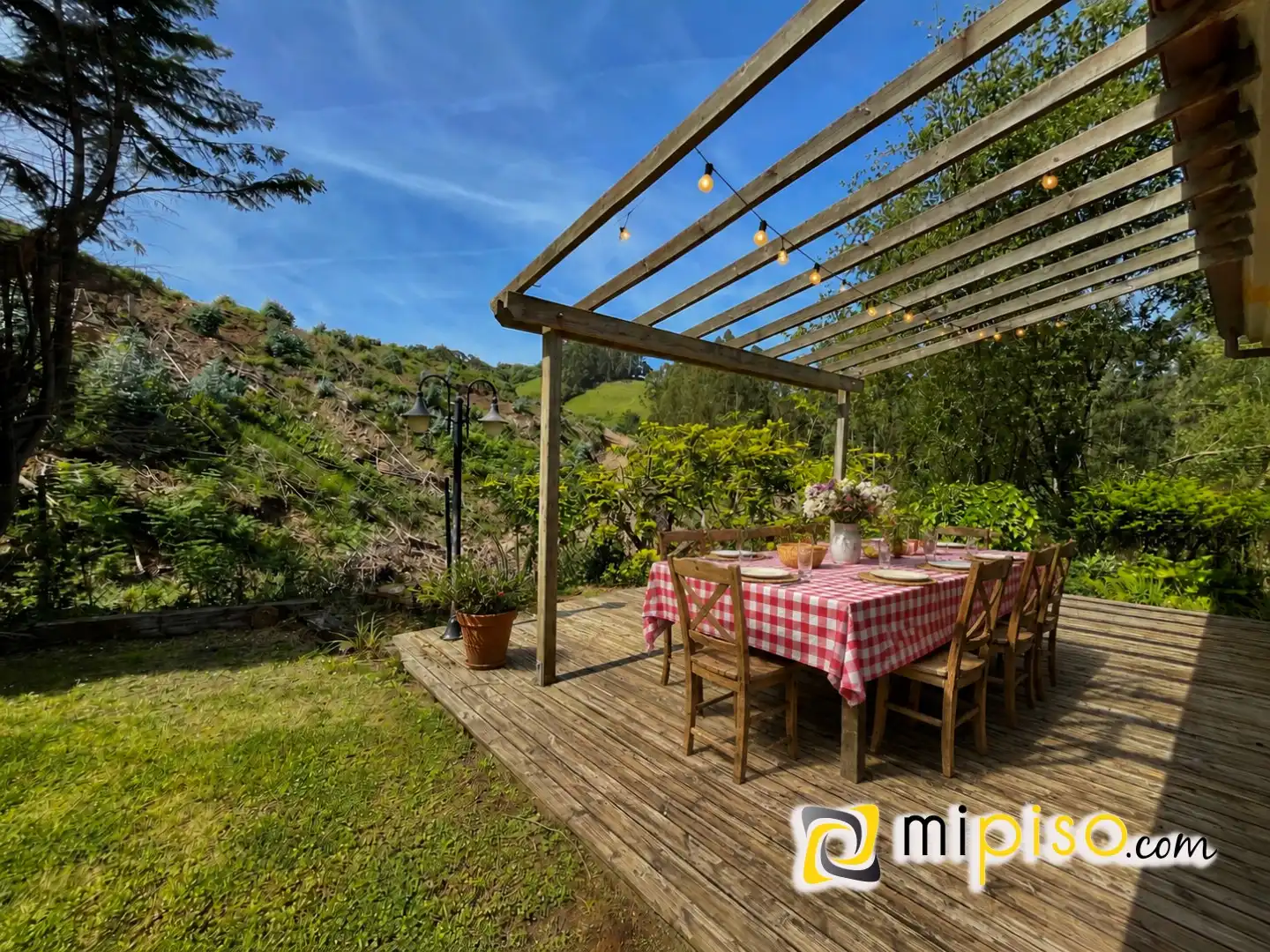 Terraza de Casa o chalet en venta en Limpias con Jardín privado