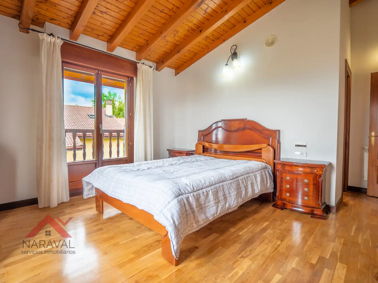 Dormitori de Casa o xalet en venda en Zigoitia amb Calefacció, Jardí privat i Parquet
