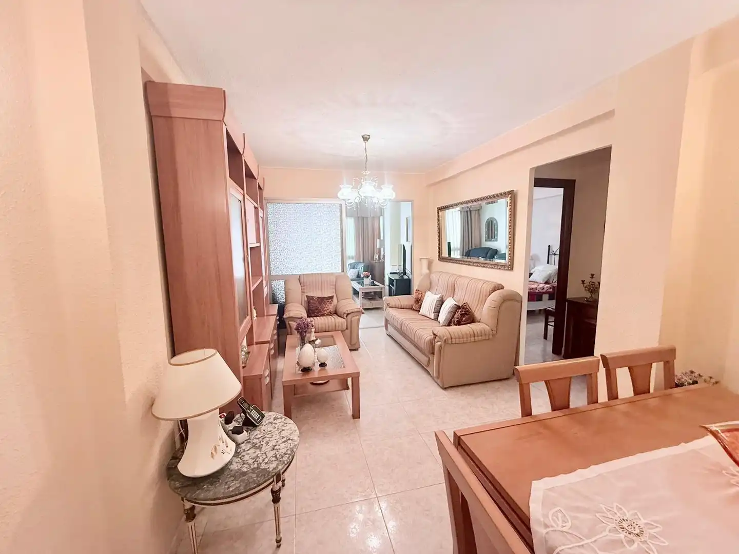 Sala de estar de Piso en venta en Málaga con Terraza