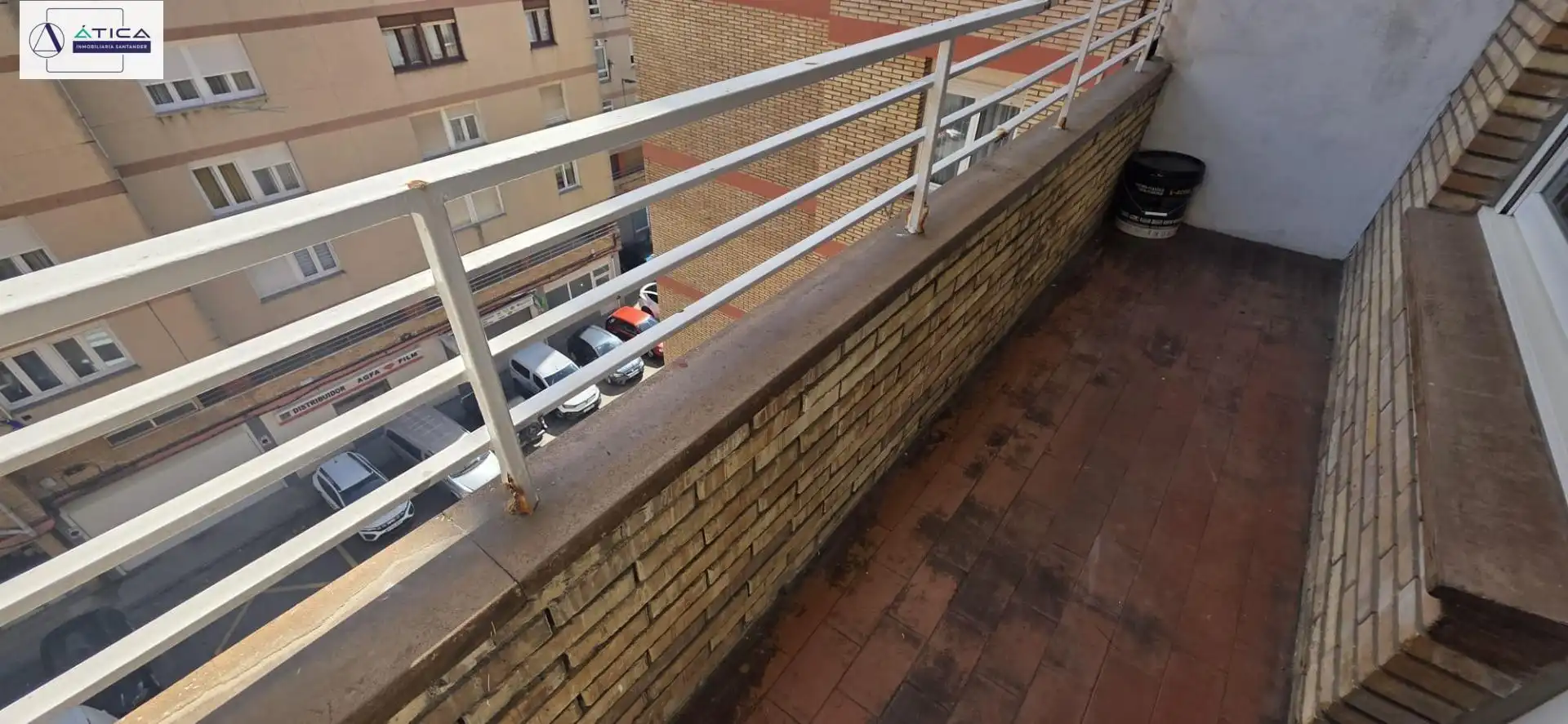 Balcony of Flat for sale in Santander  with Parquet flooring and Terrace