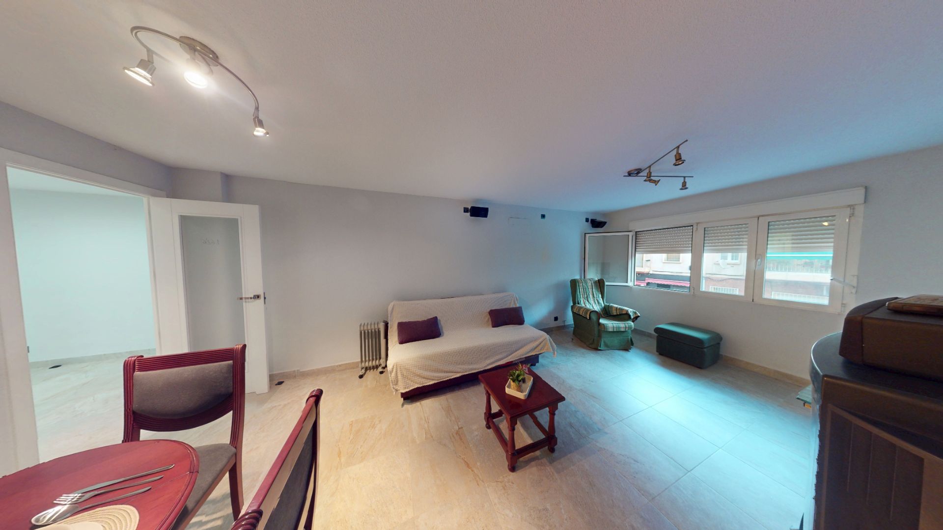 Sala de estar de Piso en venta en Alicante / Alacant con Amueblado, Horno y Lavadora