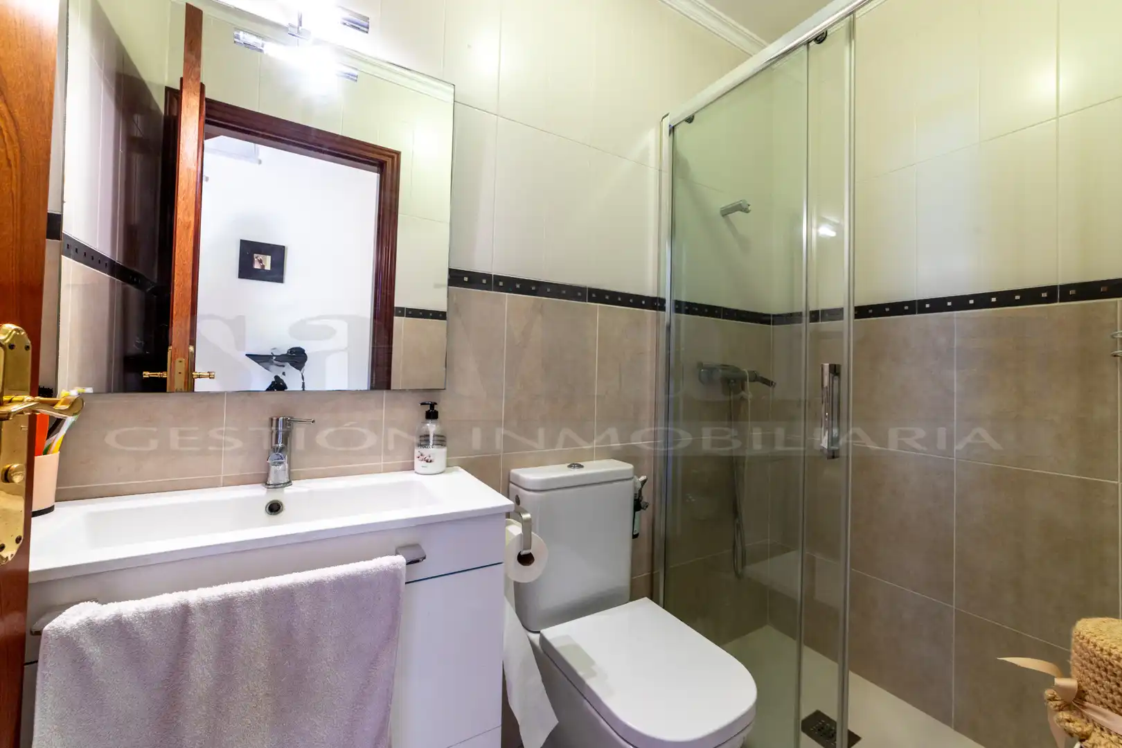 Baño de Casa adosada en venta en Calafell con Aire acondicionado, Calefacción y Jardín privado