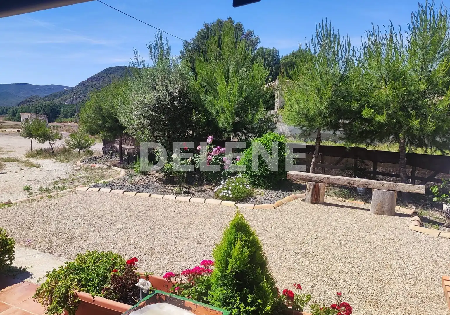 Jardí de Casa o xalet en venda en Hellín amb Aire condicionat, Moblat i Forn