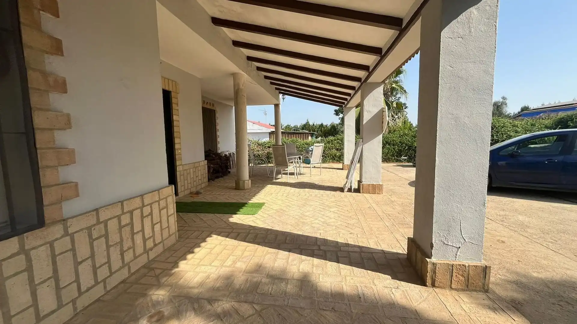 Terrassa de Casa o xalet en venda en Pilas amb Aire condicionat i Piscina