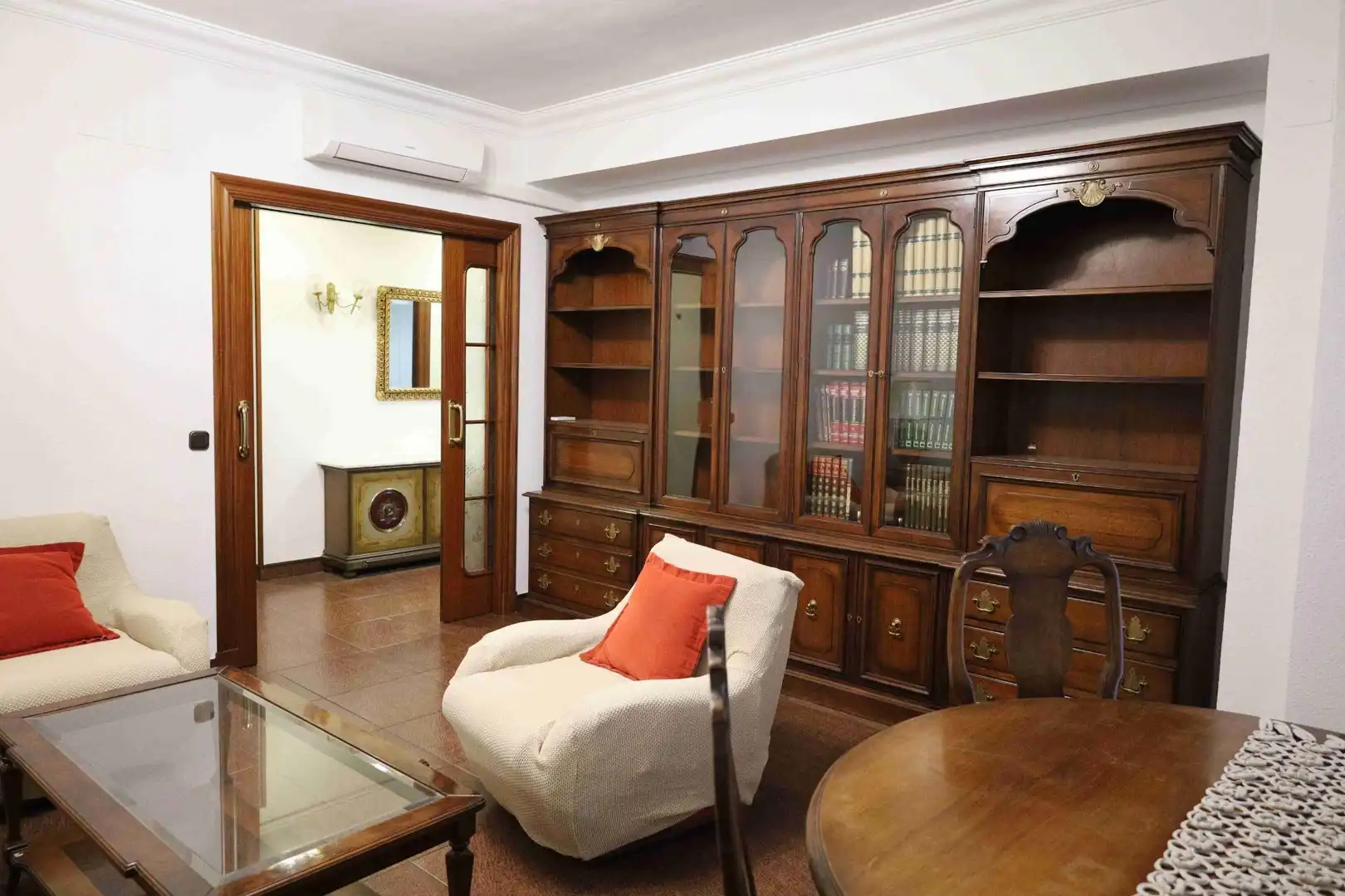 Sala de estar de Piso en venta en Alcañiz con Aire acondicionado, Calefacción y Trastero