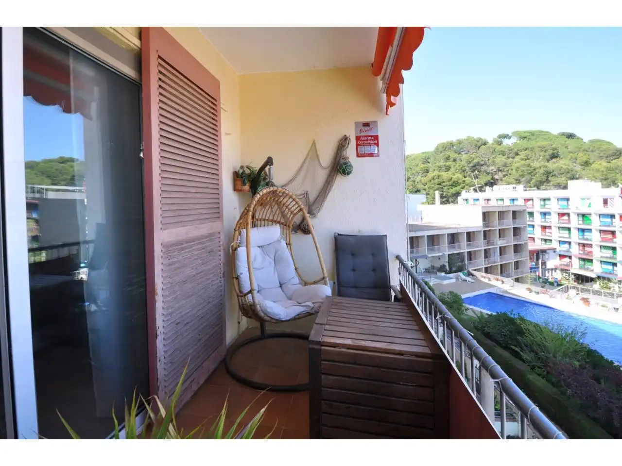 Terrasse von Wohnungen zum Verkauf in Lloret de Mar mit Möbliert, Balkon und Gemeinschaftspool