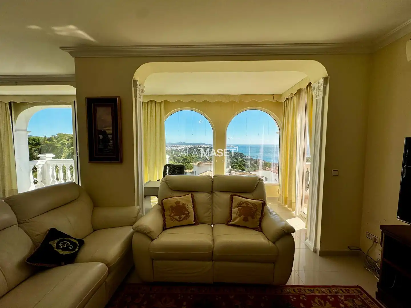 Wohnzimmer von Haus oder Chalet zum Verkauf in Calonge i Sant Antoni mit Heizung, Privatgarten und Terrasse