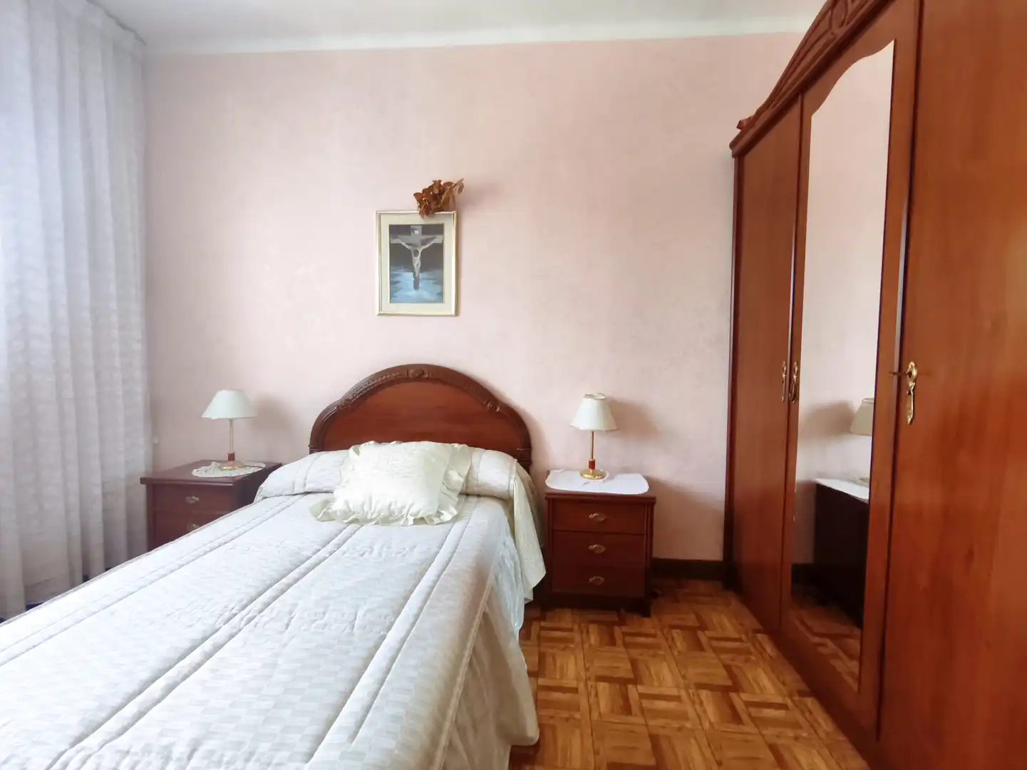 Bedroom of Flat for sale in  Logroño  with Parquet flooring