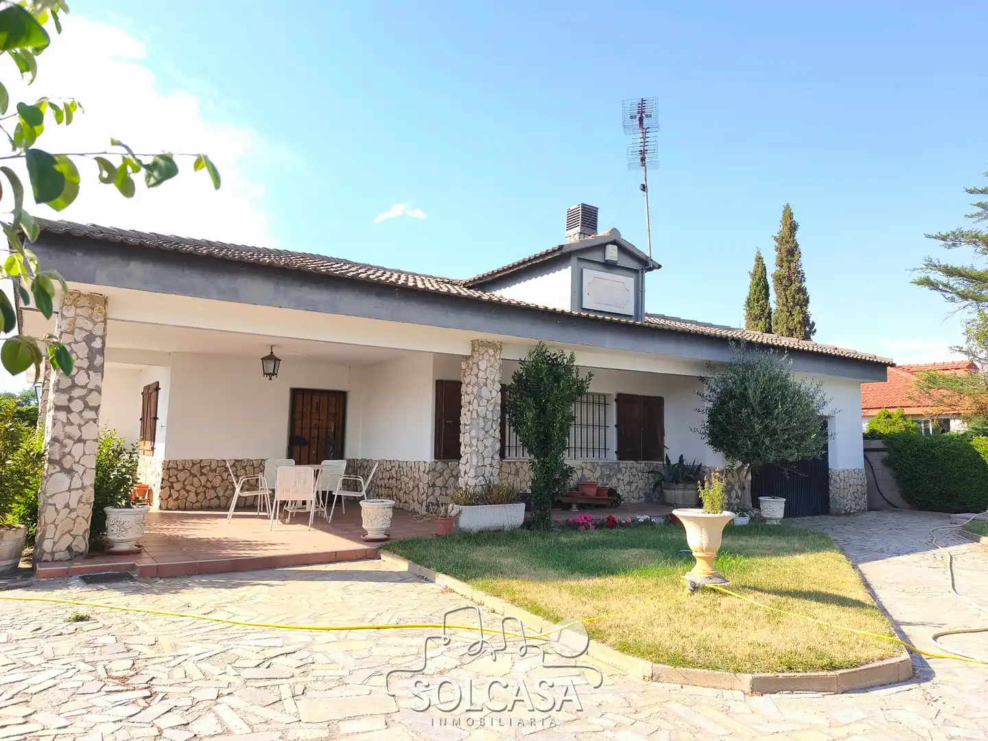 Garten von Country house zum Verkauf in Trigueros del Valle mit Heizung, Privatgarten und Schwimmbad