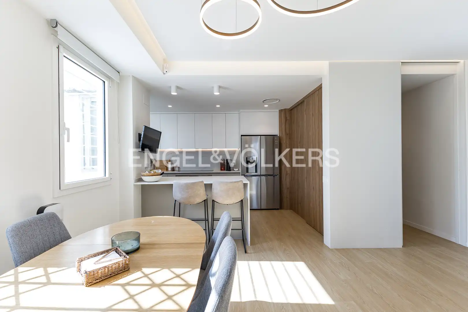 Dining room of Attic for sale in Barcelona  with Air Conditioner, Heating and Private garden