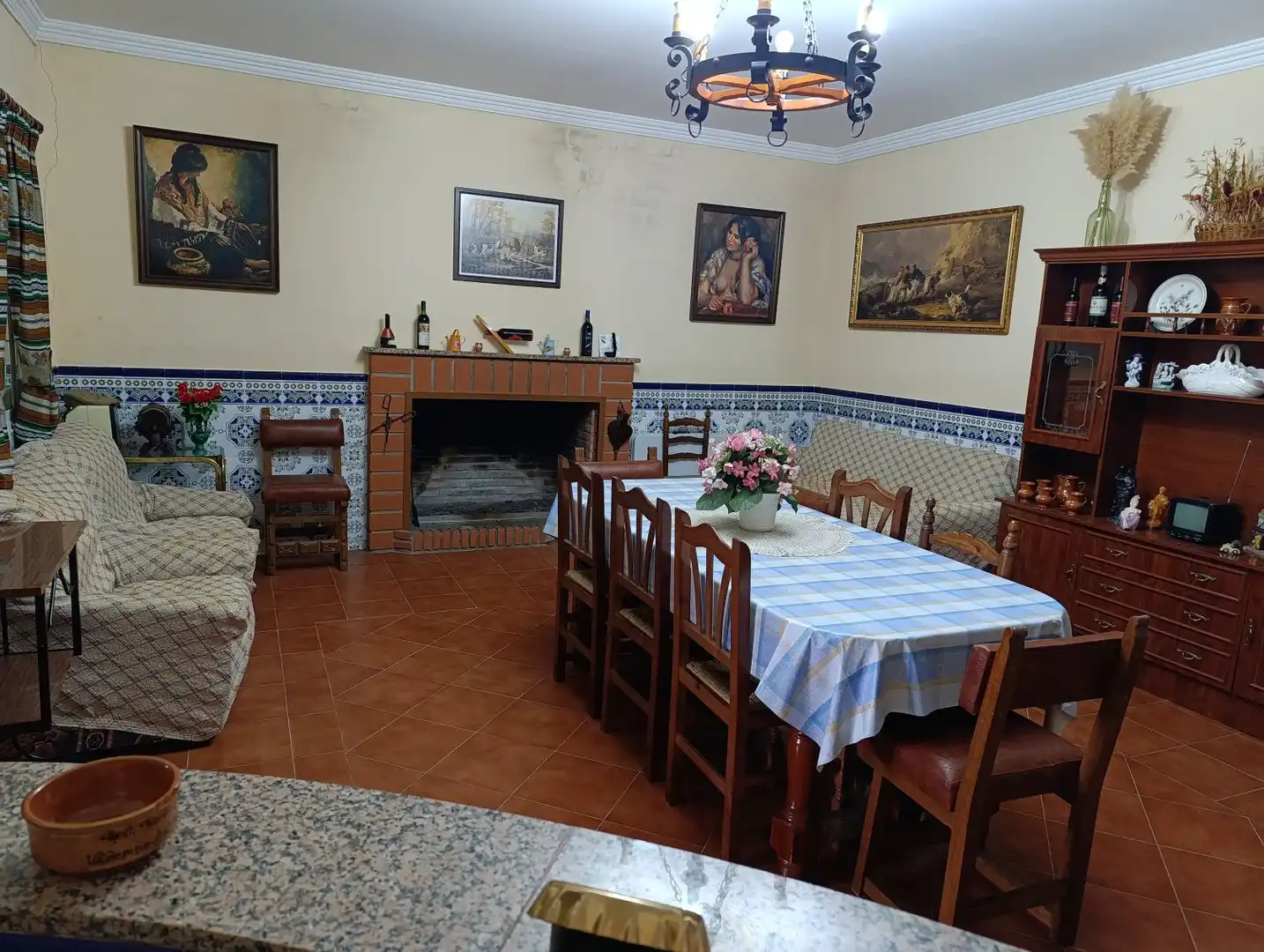 Menjador de Finca rústica en venda en Valdepeñas amb Terrassa i Traster