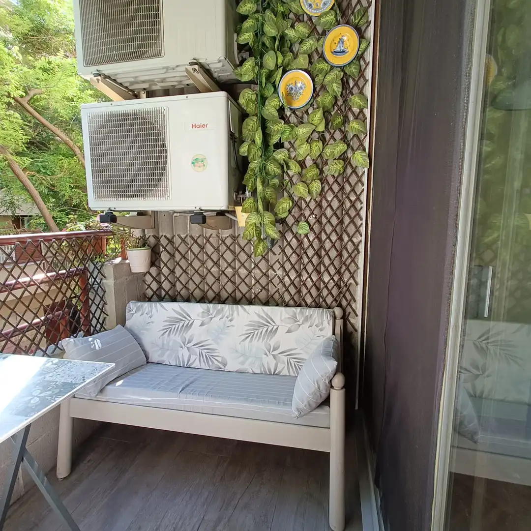 Balcony of Flat for sale in Barcelona  with Air Conditioner, Heating and Parquet flooring
