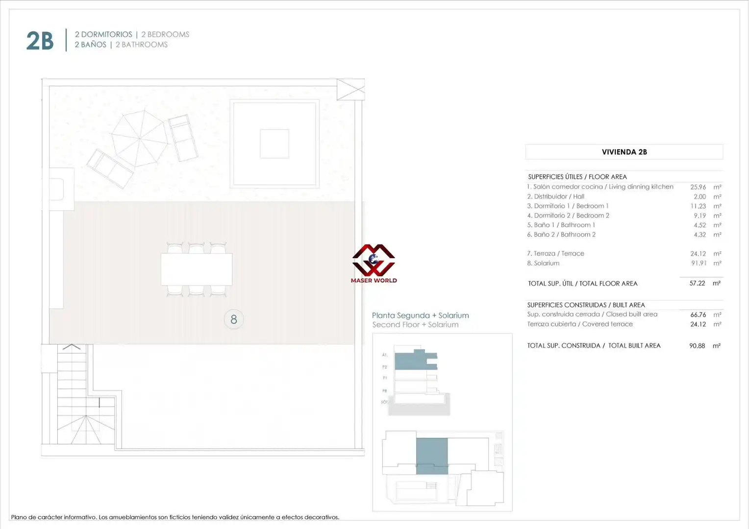 Attique avec piscine à vendre à Benijófar, imagen 8