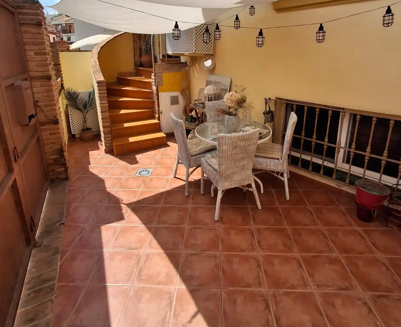 Terraza de Casa adosada en venta en Málaga con Aire acondicionado y Balcón