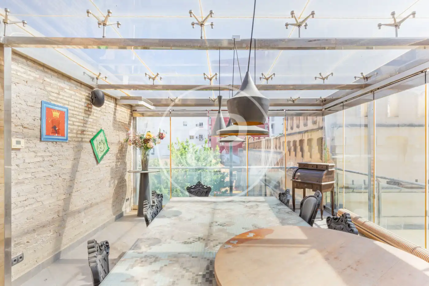 Terrasse von Einfamilien-Reihenhaus zum Verkauf in Valencia mit Klimaanlage, Heizung und Terrasse