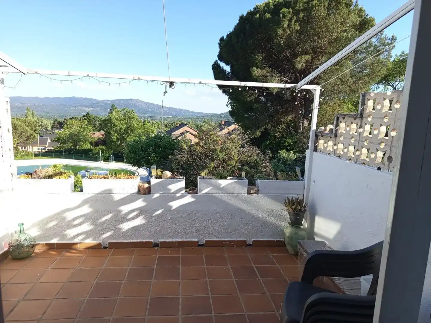 Terrassa de Casa adosada en venda en Becerril de la Sierra