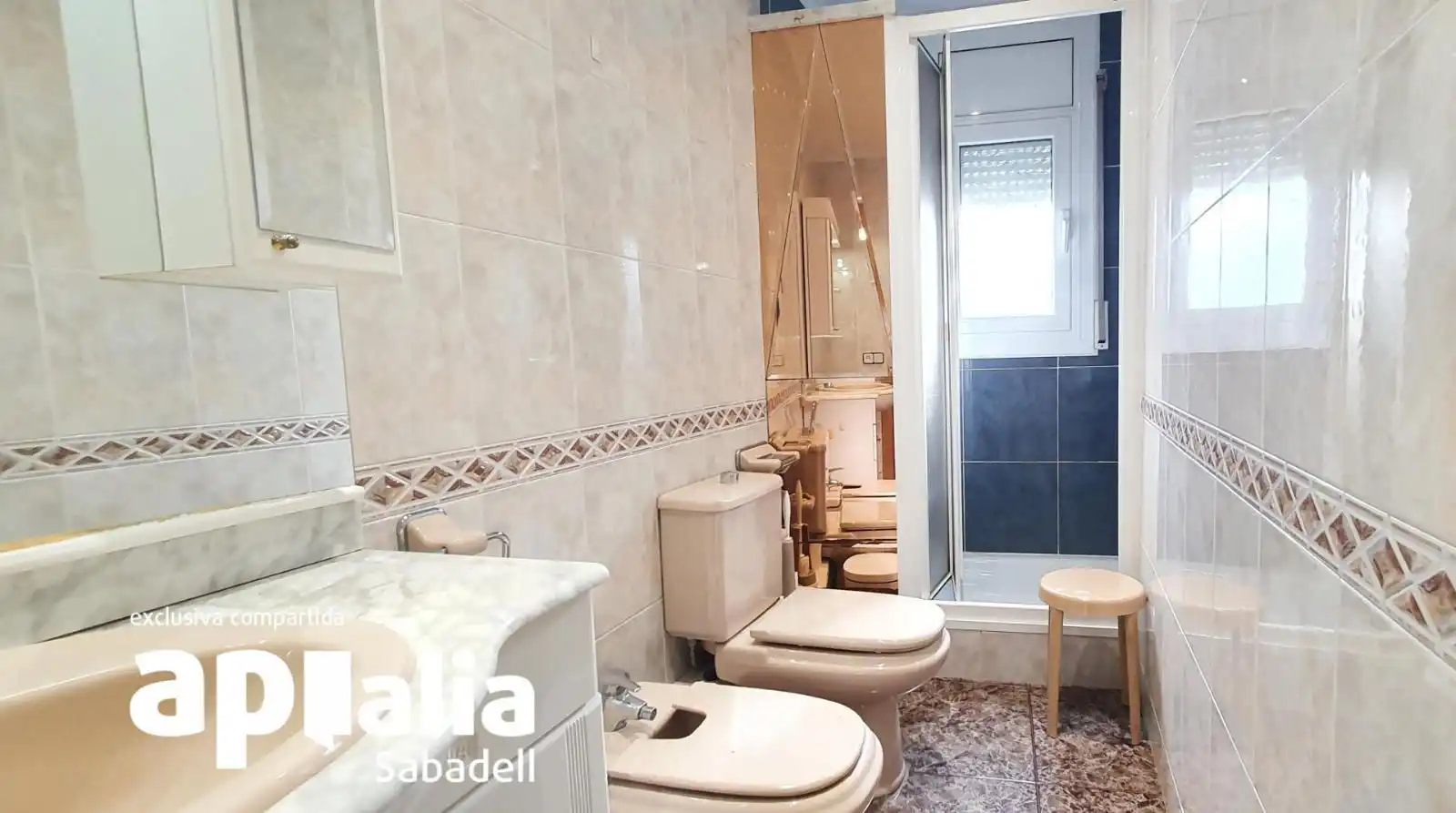 Bathroom of Flat for sale in Sabadell  with Heating, Terrace and Balcony