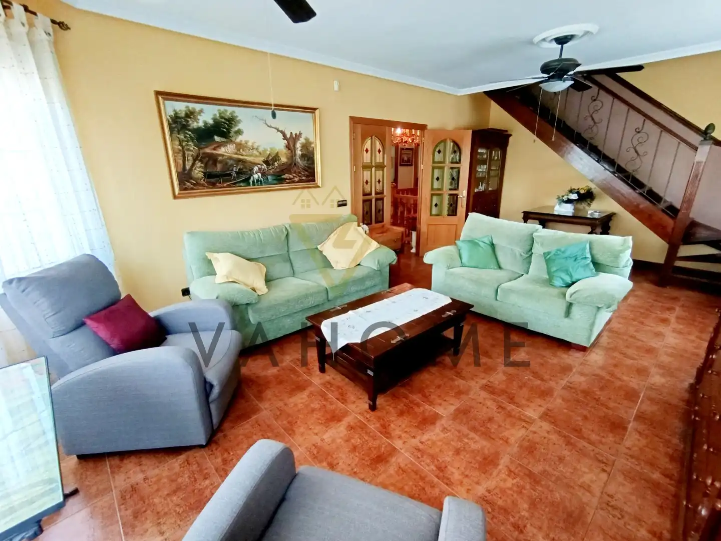 Sala de estar de Casa o chalet en venta en Pepino con Aire acondicionado, Calefacción y Jardín privado