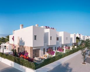 Exterior view of Single-family semi-detached for sale in Málaga Capital  with Air Conditioner, Heating and Private garden