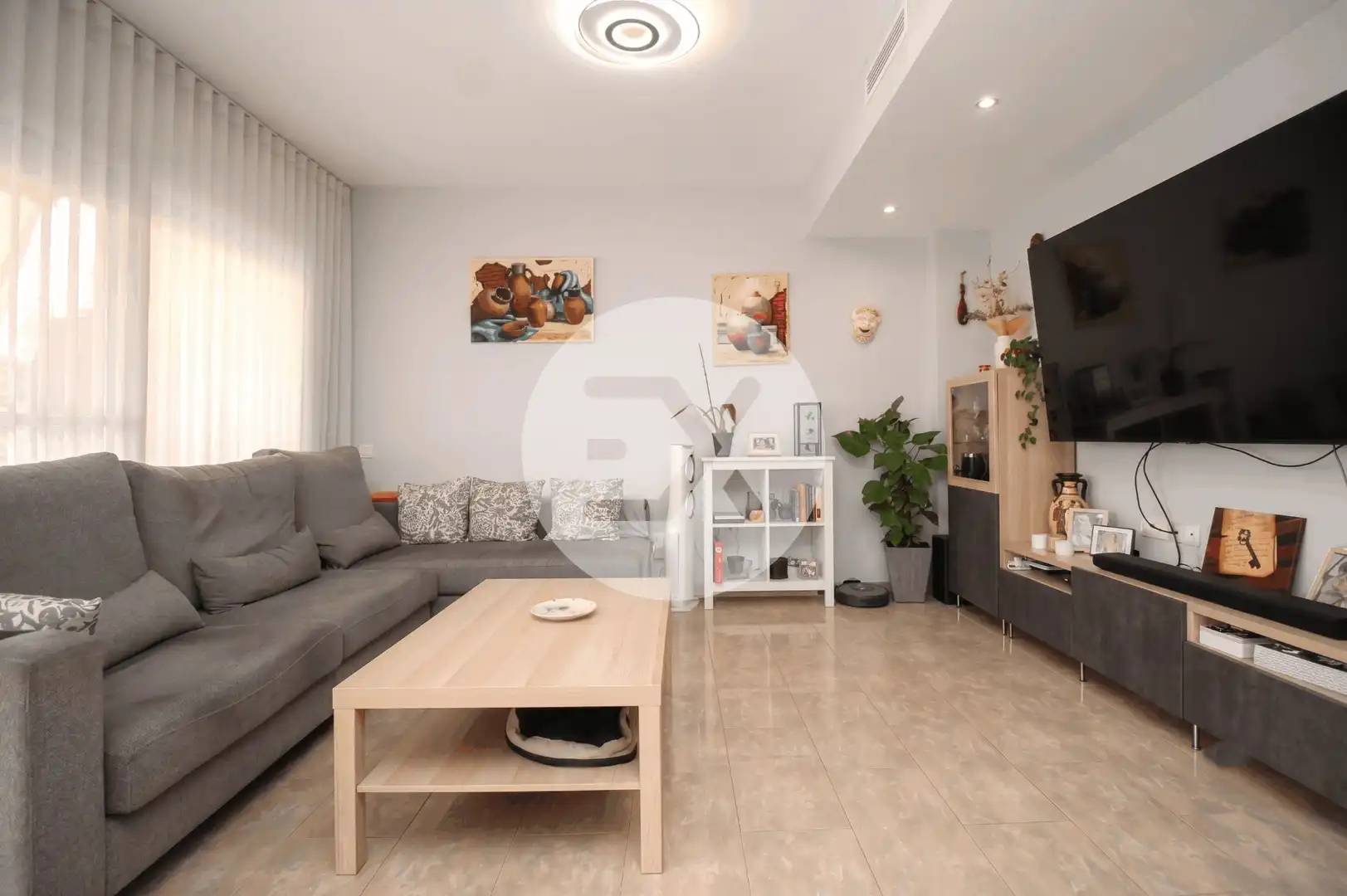 Sala d'estar de Àtic en venda en Gavà amb Aire condicionat, Calefacció i Parquet