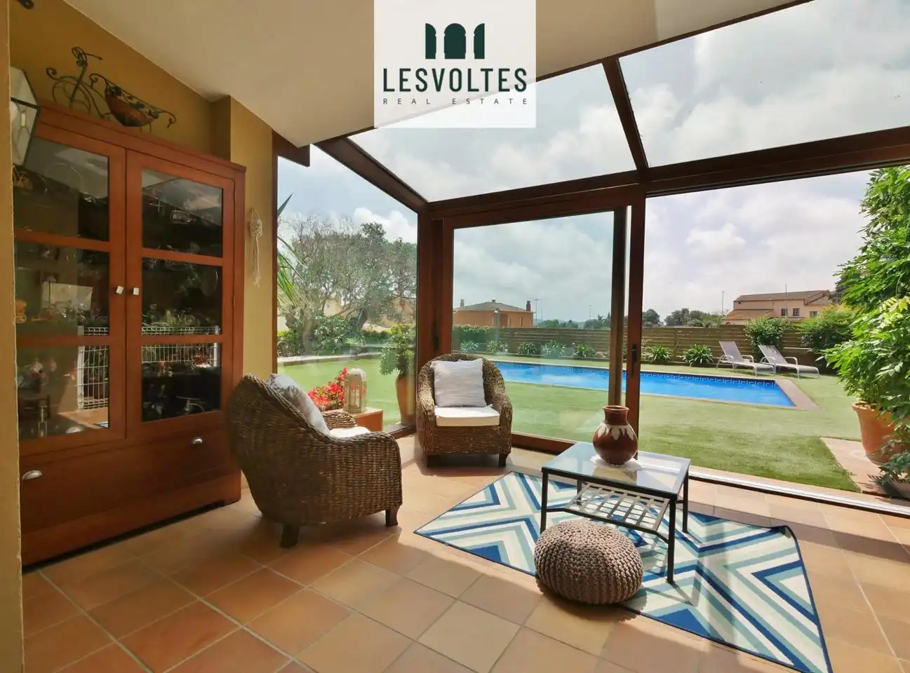 Exterior view of Houses for sale in Mont-ras  with Air Conditioner, Heating and Private garden