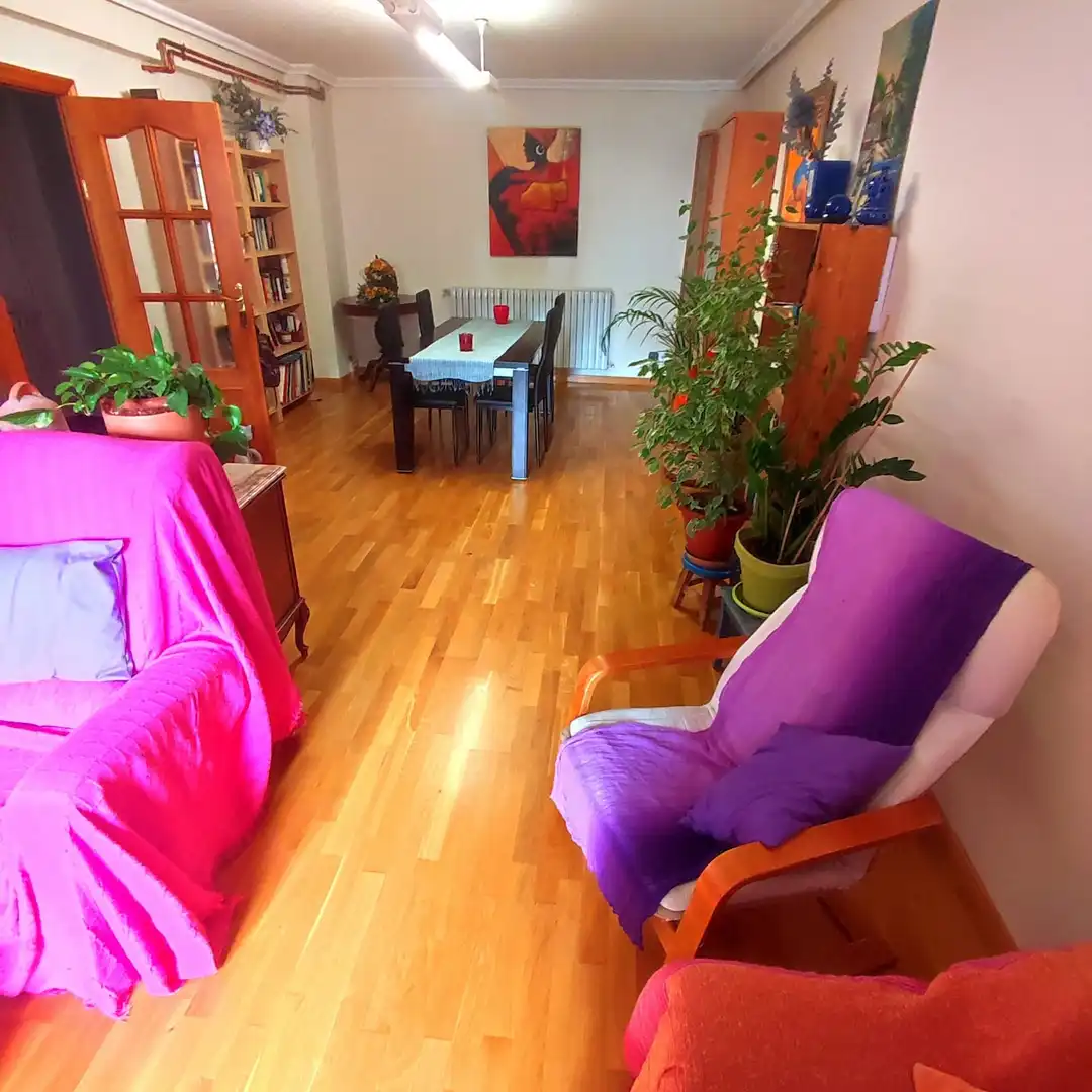 Wohnzimmer von Wohnung zum Verkauf in Barbastro mit Heizung und Balkon