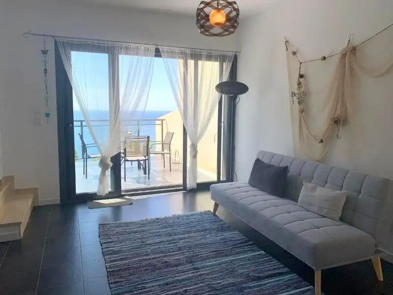 Wohnzimmer von Maisonette zur Miete in Calpe / Calp mit Klimaanlage, Heizung und Terrasse