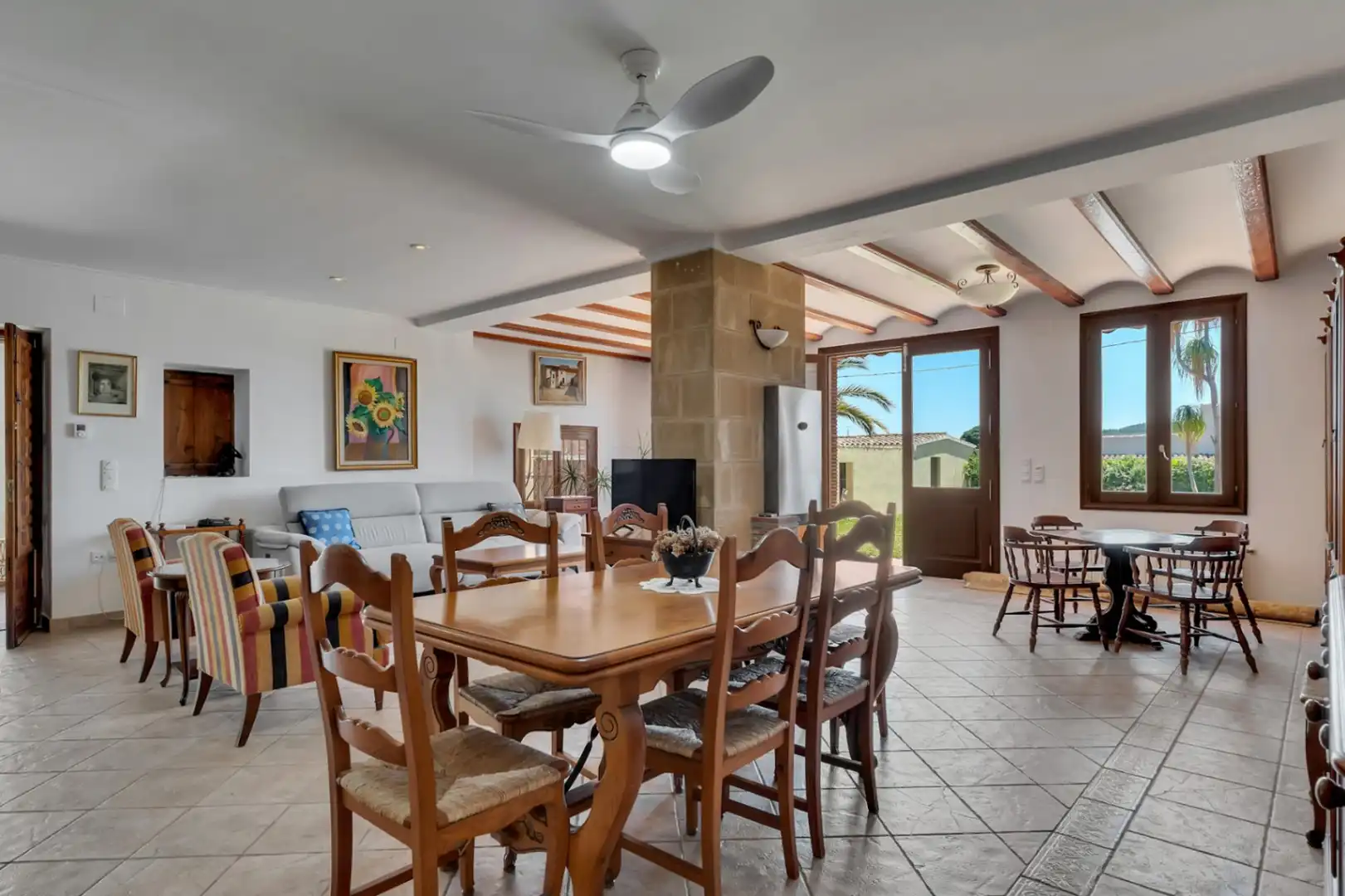 Dining room of Houses for sale in Jávea / Xàbia  with Air Conditioner, Heating and Private garden