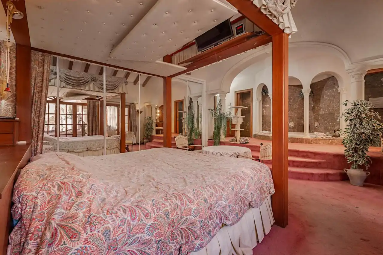 Dormitori de Casa o xalet en venda en Manilva amb Aire condicionat, Jardí privat i Terrassa