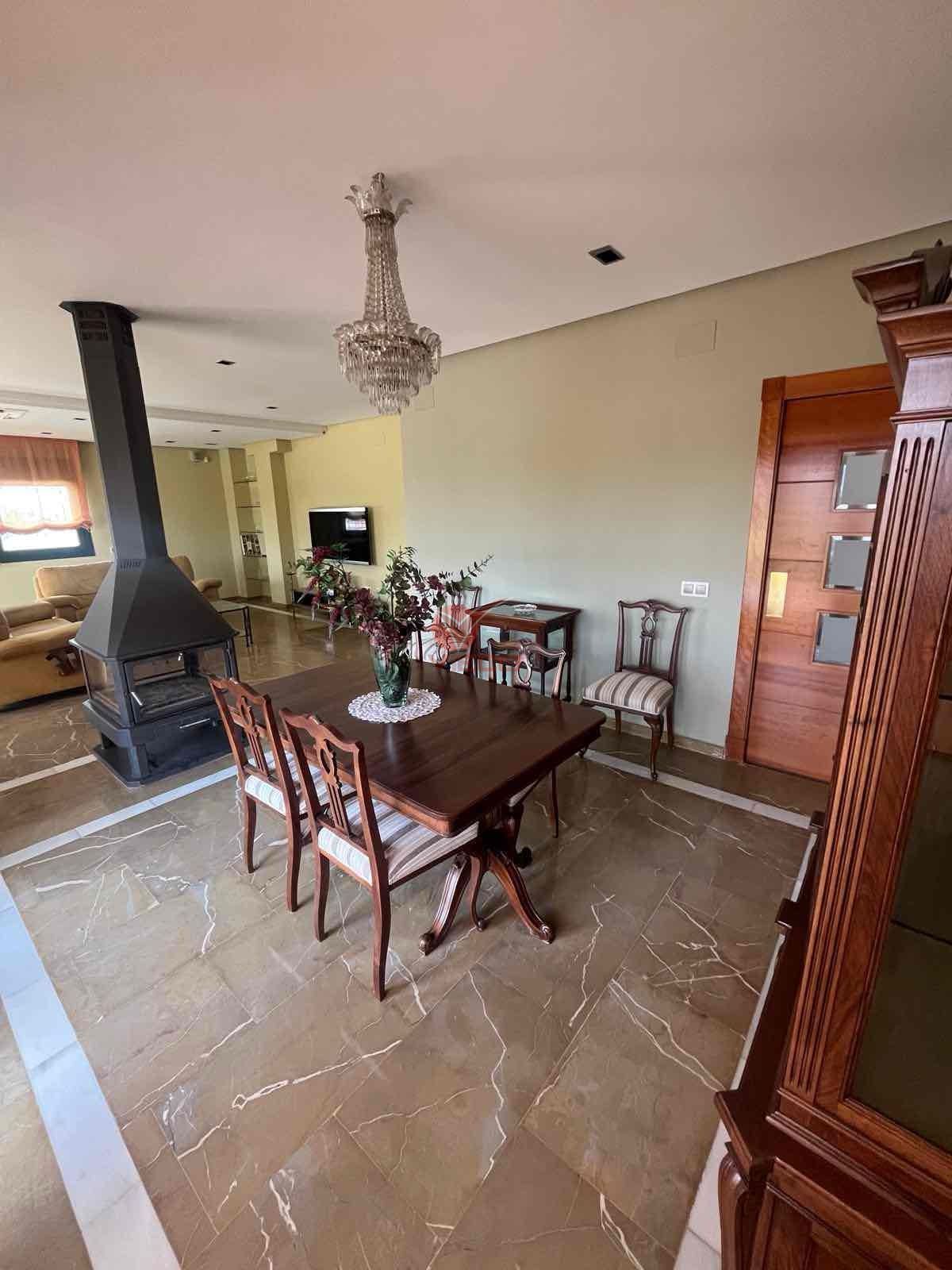 Dining room of House or chalet to rent in Villar de Olalla  with Air Conditioner, Heating and Private garden