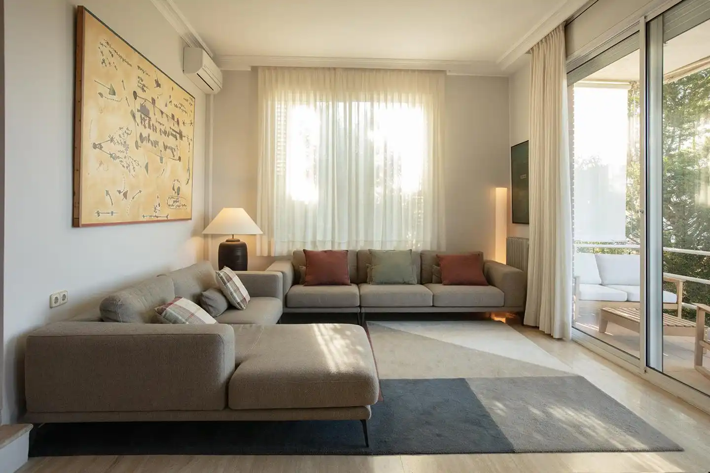 Sala de estar de Casa o chalet en venta en Teià con Calefacción, Jardín privado y Terraza