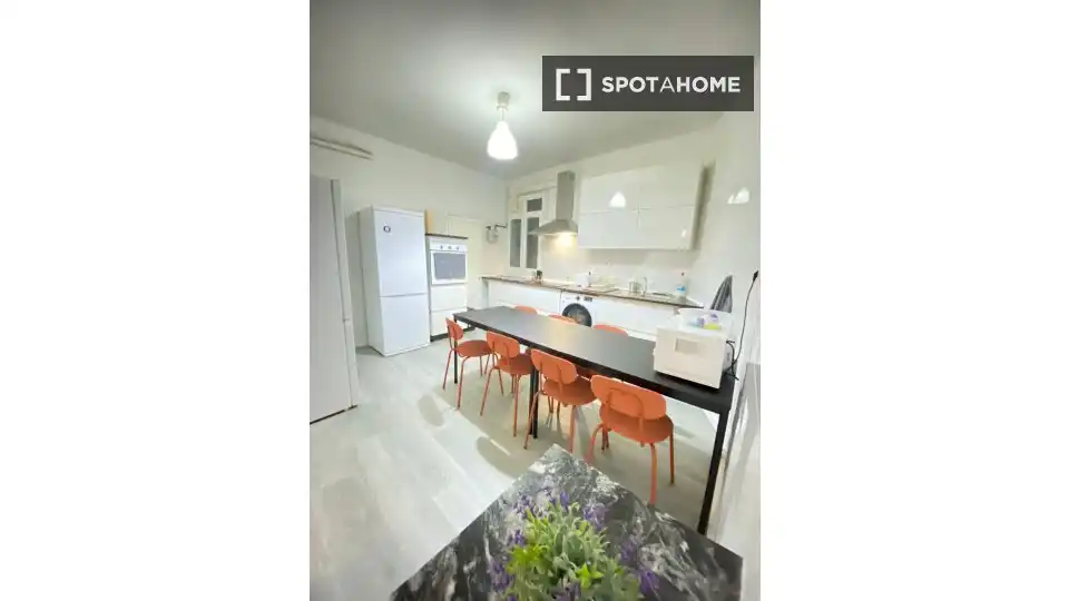 Kitchen of Flat for rent in Madrid  with Air Conditioner, Heating and Furnished
