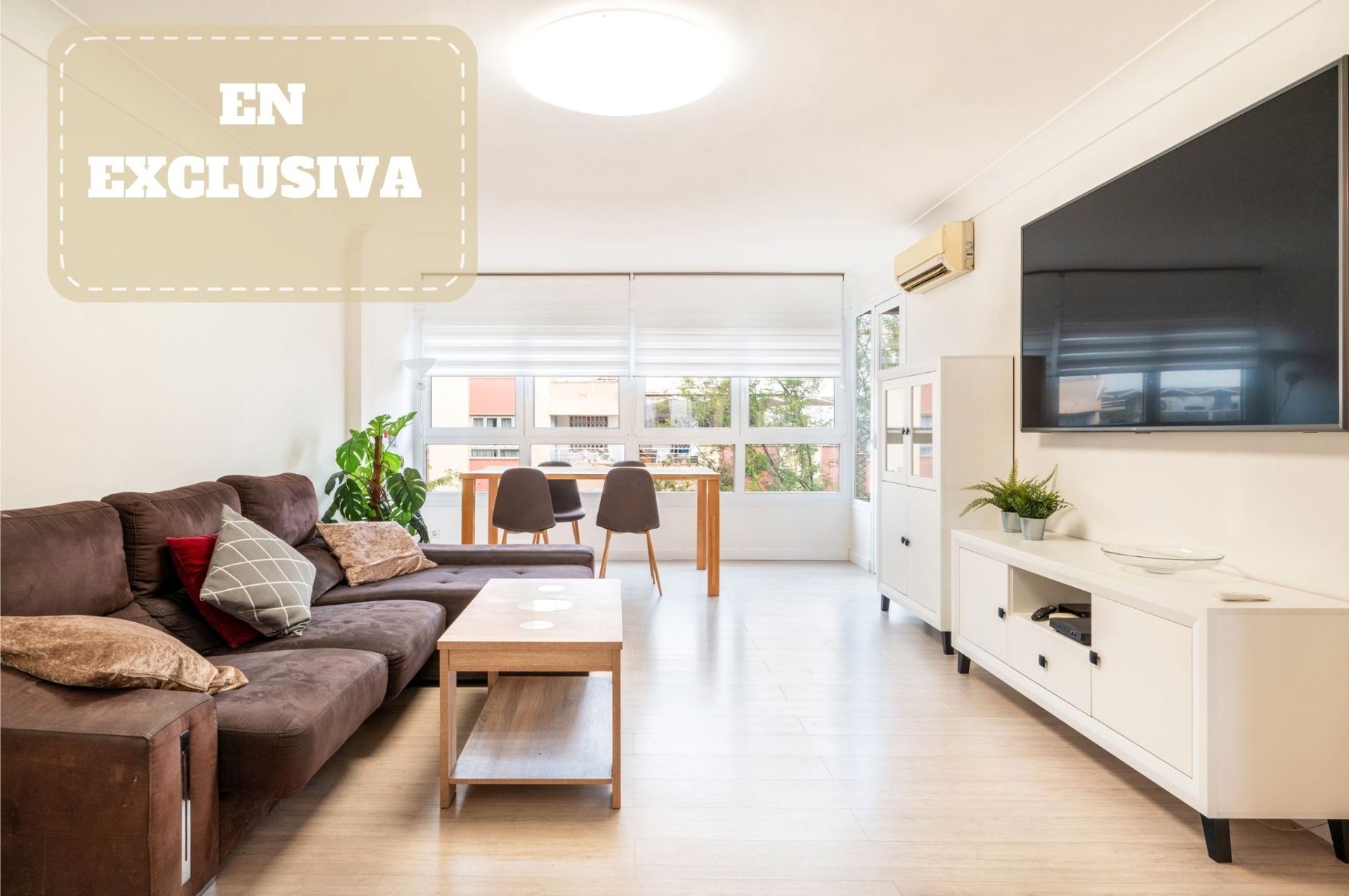 Sala de estar de Piso en venta en  Palma de Mallorca con Aire acondicionado, Parquet y Terraza