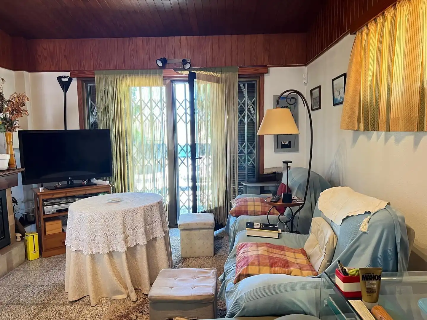 Sala de estar de Finca rústica en venta en Inca con Aire acondicionado, Calefacción y Jardín privado